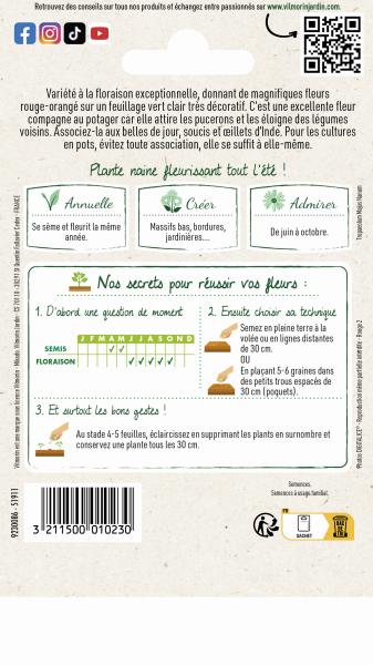 Fleurs - Capucine Valina Écarlate - MEDIA_PACKAGING_VERSO